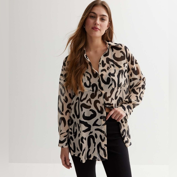 Anthropologie Conditions Apply Long Sleeve Shirt - Picture 1 of 8